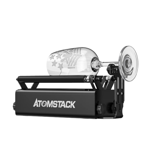 Atomstack R3 Pro roterend asadapter voor een lasergraveerder